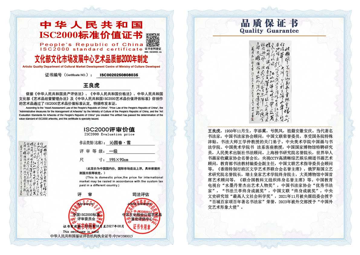 王良虎035《沁园春&bull;雪》