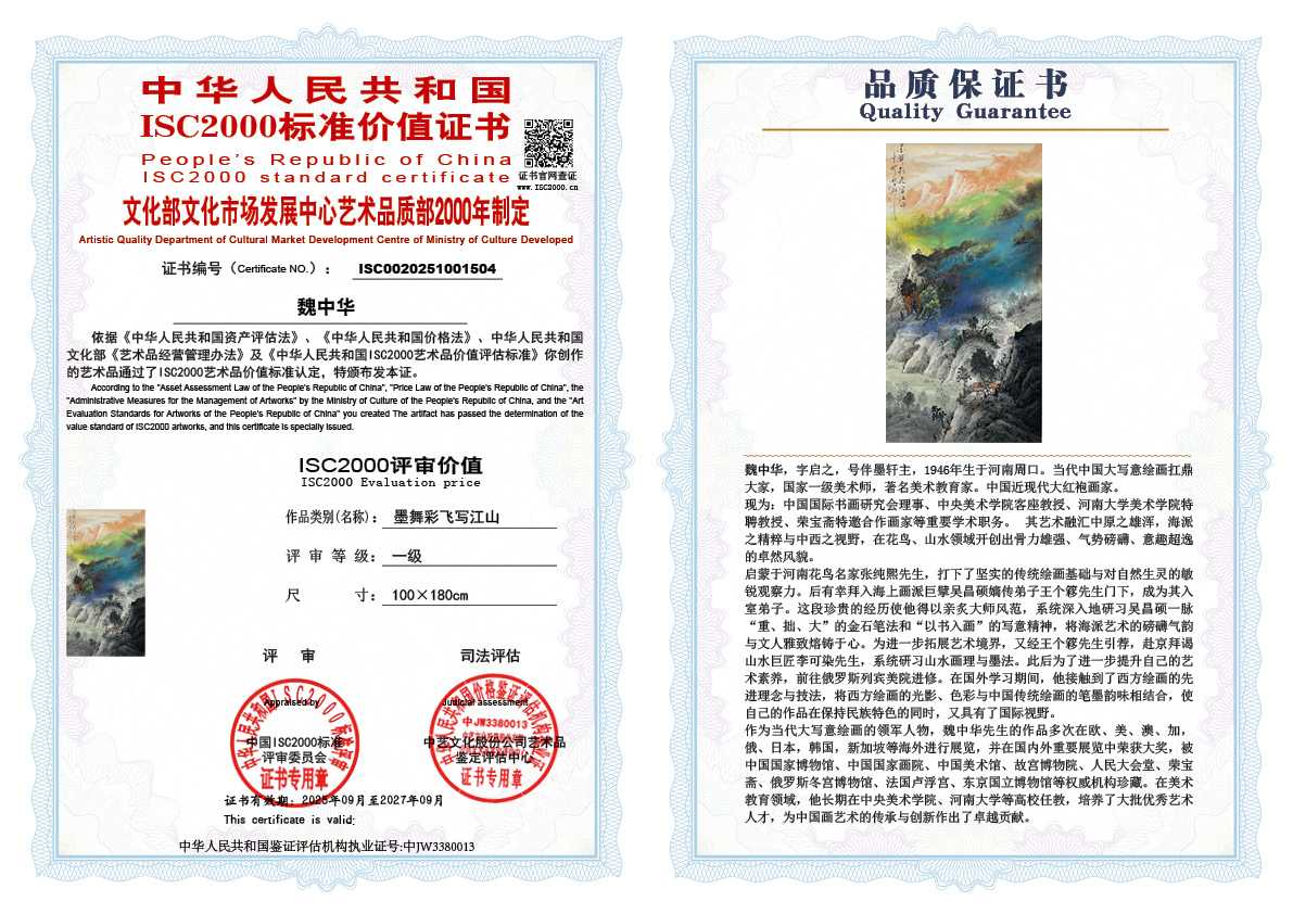 魏中华504《墨舞彩飞写江山》