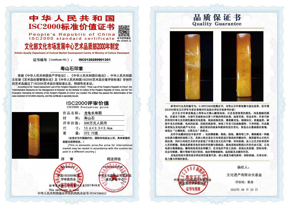 《龙龟长寿图》