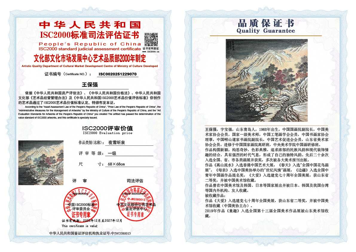 王保强070《夜雪听泉》
