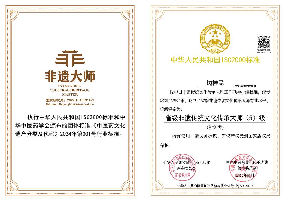 边桂民-省级非遗传统文化传承大师（针灸类）